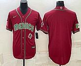 Men's Mexico Baseball Blank 2023 Red World Baseball With Patch Classic Stitched Jersey,baseball caps,new era cap wholesale,wholesale hats
